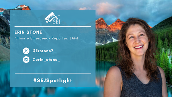 #SEJSpotlight graphic for Erin Stone