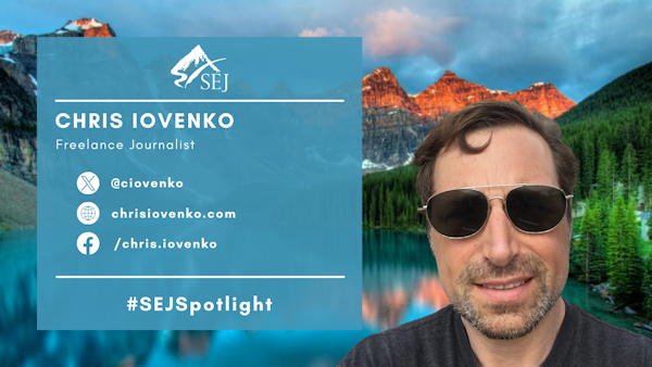 #SEJSpotlight graphic for Chris Iovenko